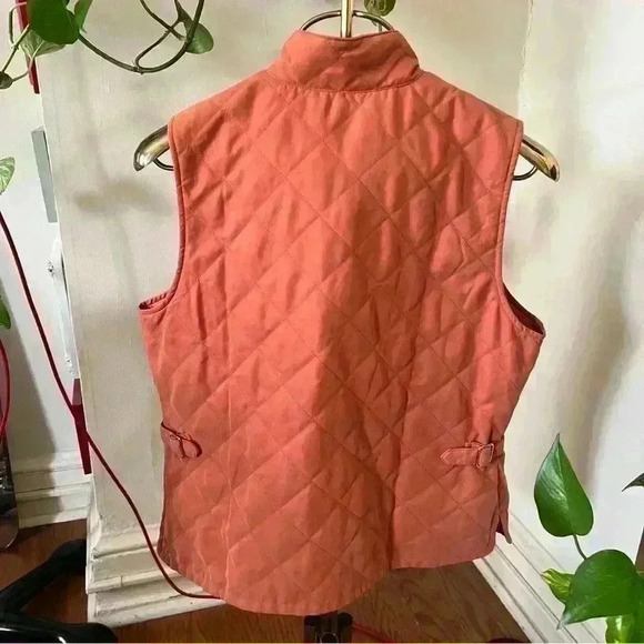 Orvis Orange Quilted Vest - Size Large - Picture 3 of 6